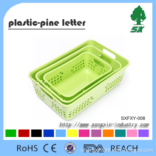 Plastic Storage Baskets and Drainer Organizer,Food Storage Basket,Classic Multiuse Basket